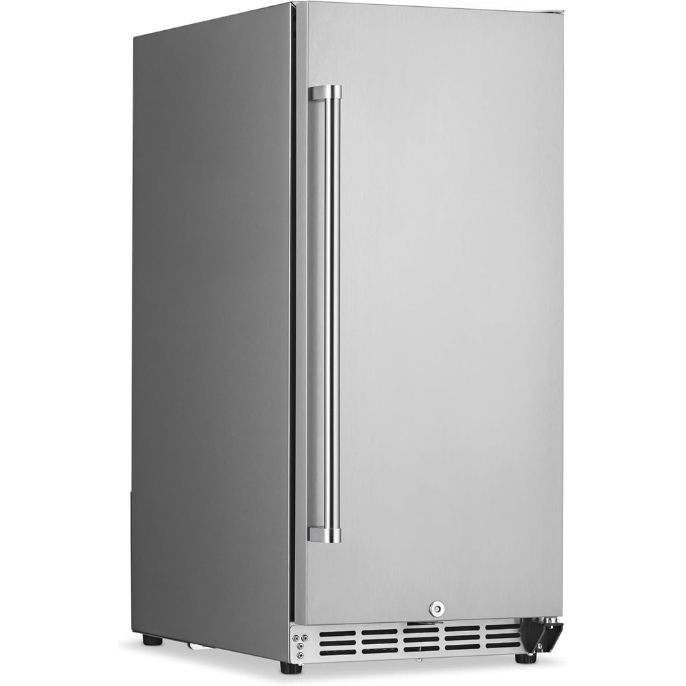 image:imageNewAir 15 Commercial Builtin or Under Counter Refrigerator 32 Cu Ft Weatherproof Outdoor Fridge for Patio Indoor amp Commercial Use Stainless Steel